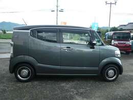 落ち着いたツートンカラーポリッシュドメタル・メタリック/ブラック☆（灰×黒内装一部破れありますが、全体的に綺麗な状態です☆