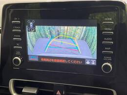 【バックカメラ】駐車時に後方がリアルタイム映像で確認できます。大型商業施設や立体駐車場での駐車時や、夜間のバック時に大活躍！運転スキルに関わらず、今や必須となった装備のひとつです！