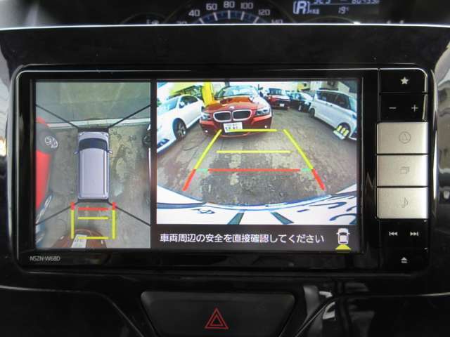 バックカメラに全周囲カメラもございます