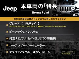 本車両の主な特徴をまとめました。上記の他にもお伝えしきれない魅力がございます。是非お気軽にお問い合わせ下さい。