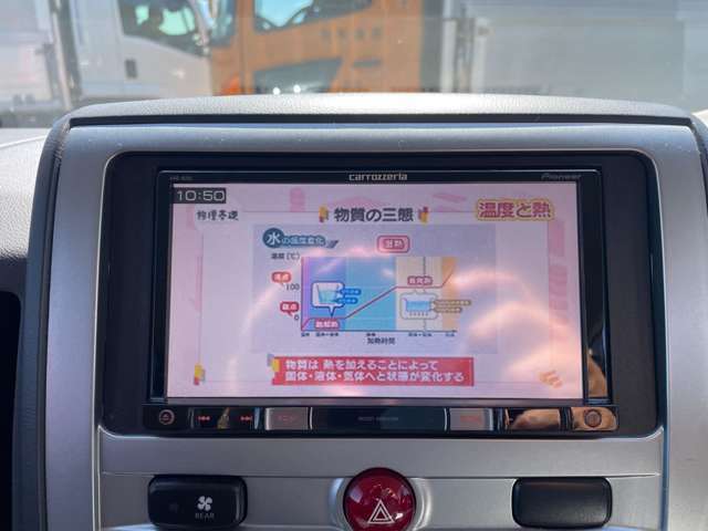 人気のメモリーナビ！フルセグ付きです！！