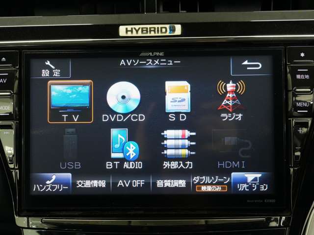 ALPINE9インチナビが装着されております！！