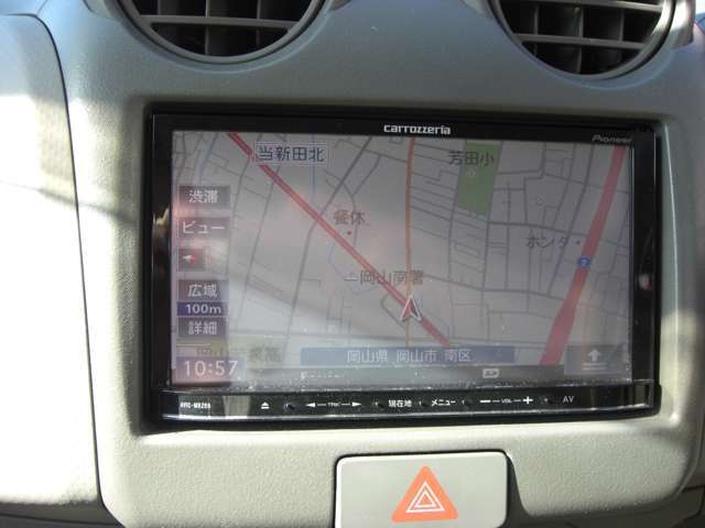 ナビはカロッチェリアです.