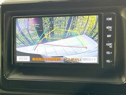 【バックカメラ】駐車時に後方がリアルタイム映像で確認できます。大型商業施設や立体駐車場での駐車時や、夜間のバック時に大活躍！運転スキルに関わらず、今や必須となった装備のひとつです！