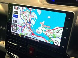 【純正9インチナビ】人気の純正ナビを装備。オーディオ機能も充実しており、Bluetooth接続すればお持ちのスマホやMP3プレイヤーの音楽を再生可能！毎日の運転がさらに楽しくなります！！