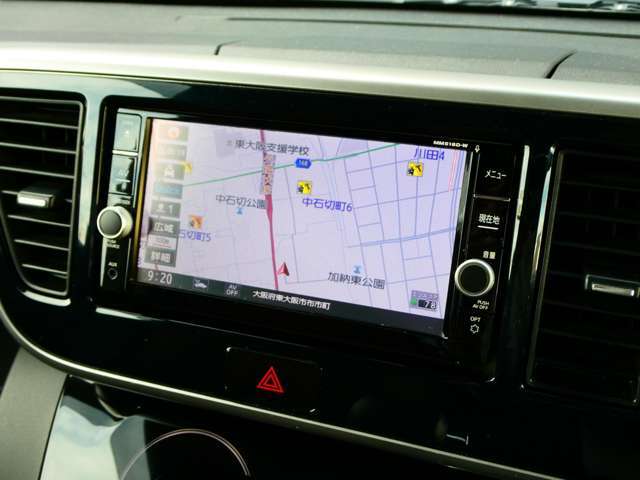 純正ナビなので見た目も機能も文句無しです♪嬉しい地デジ対応♪