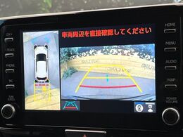 【パノラミックビューモニター】専用のカメラにより、上から見下ろしたような視点で360度クルマの周囲を確認することができます☆死角部分も確認しやすく、狭い場所での切り返しや駐車もスムーズに行えます。