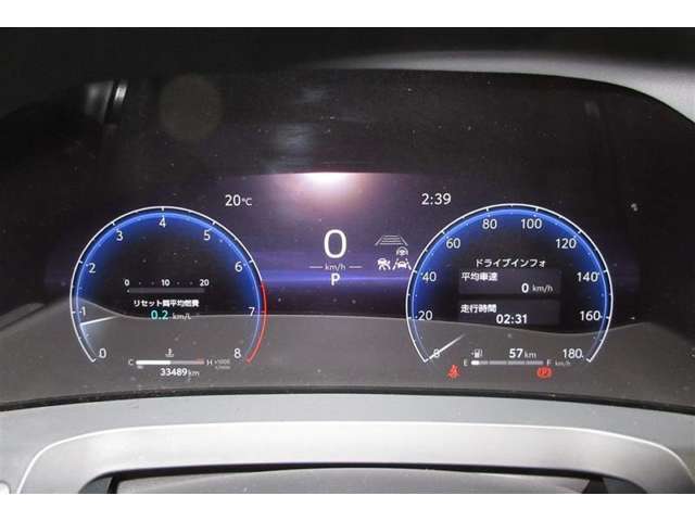 12.3インチTFTカラーメーター＋マルチインフォメーションディスプレイ（メーター照度コントロール付）