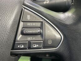 【インテリジェントクルーズコントロール】高速道路での長距離走行が楽に！自動で速度を保つクルーズコントロールが、衝突軽減システムと連携し、前方の車両を感知して車間を保つように速度調節してくれます！！