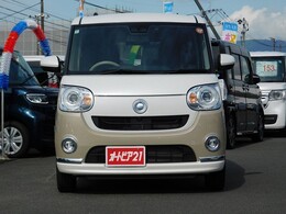 令和4年式ムーヴキャンバスです。走行28400km　ベージュツートンカラーのお車です。