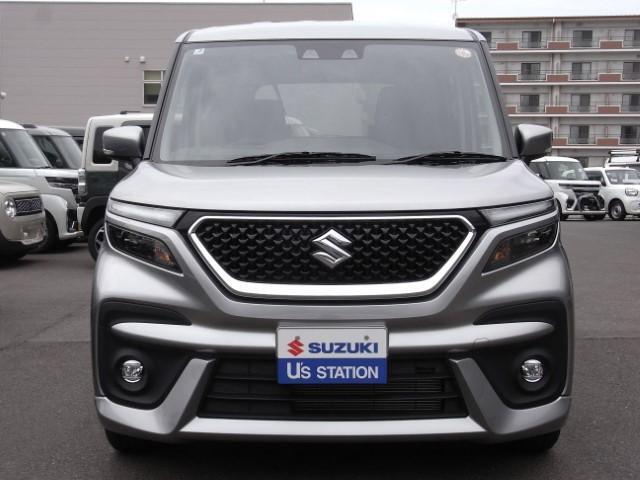 スズキ　ソリオバンディットHYBRID-SV　R7(2025)年式　走行距離(撮影時点)212km　車検満了R10(2028)年2月　5人乗り　衝突被害軽減システム　リヤパーキングセンサー　オートライト　後席両側電動スライドドア