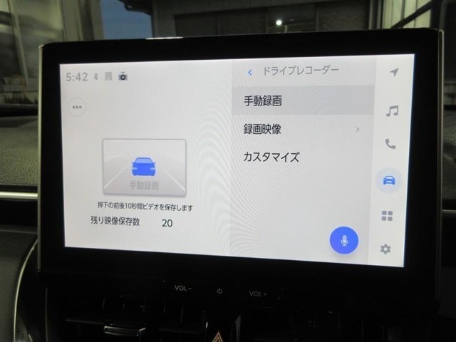 万が一のトラブルのときにも役に立つドライブレコーダーを装備しています。側面衝突や幅寄せ・割り込み対策に！