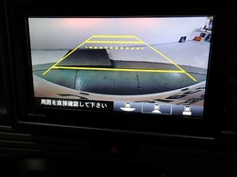 バックも安心のリアカメラ付いています。リアカメラがあると、いつでも安全にバックできますね。死角も減ります。3ビュー切り替え、ガイド線表示なので便利です。