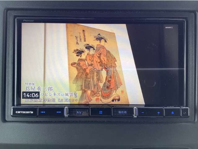 TV付きの車となっております。送迎時の待ち時間などとてもお役に立ちます。