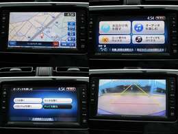 純正メモリーナビ・ワンセグ・CD・ミュージックプレイヤーの接続が可能です。バックカメラ付きでバック駐車も安心です。