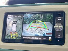 【パノラマモニター】専用のカメラにより、上から見下ろしたような視点で360度クルマの周囲を確認することができます☆死角部分も確認しやすく、狭い場所での切り返しや駐車もスムーズに行えます。