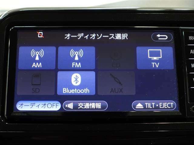 各種メディアをご使用頂けます！Bluetoothでハンズフリー通話も可能です！