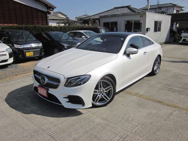 おしゃれなクーペ、ベンツE200の入庫です！車検整備込みで即乗れます！