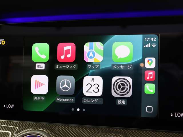 Apple　Carplayを装備！Googleマップなど携帯電話とのリンクが可能です！勿論、android　autoも装備しております！