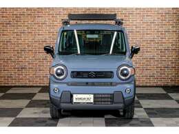 ハスラーハイブリッドXターボ4WD！アウディ純正色ケモラグレー全塗装　リフトアップ　 14インチタイヤホイール新品装着　車両の詳細は画像コメントをご覧ください。