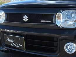 フロントグリルは希少なスズキスポーツの純正オプション品になります！