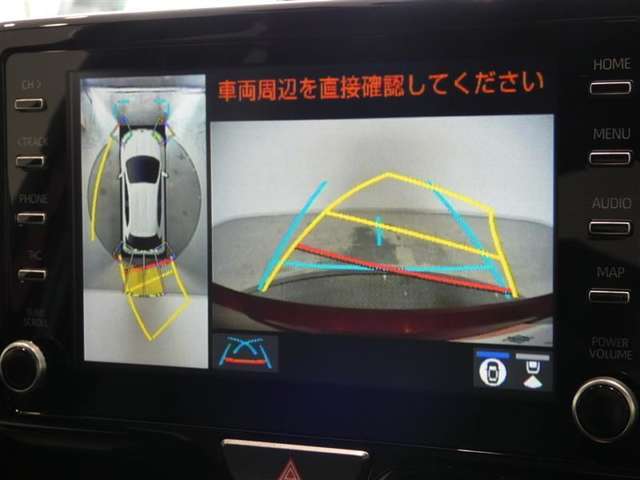 パノララミックビューモニターでより安心して駐車が行えます。