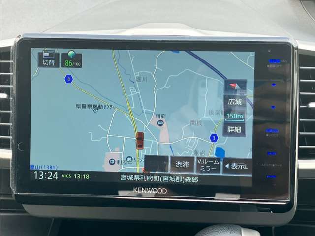 8インチナビ【MDV-S810F】フルセグTV/Bluetooth/バックカメラ/CD/DVD/ラジオ/HDMI