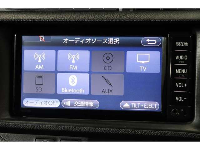 CD・SDオーディオ・Bluetoothオーディオ再生可能♪ワンセグTV視聴可能