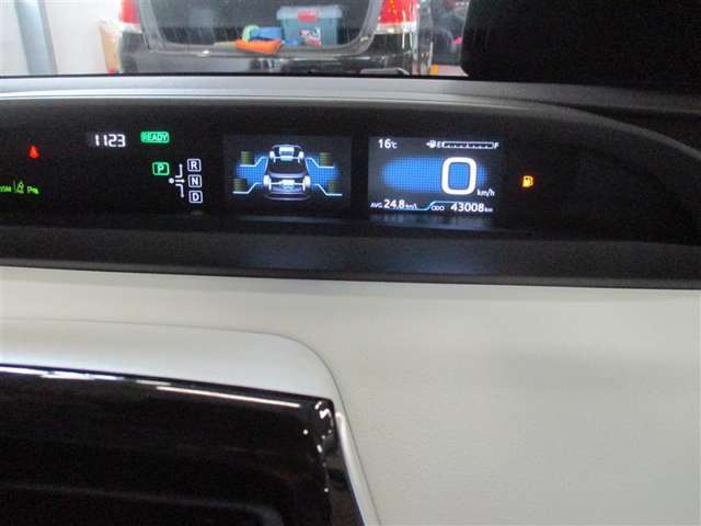 デジタルのスピードメーターで分かりやすい！