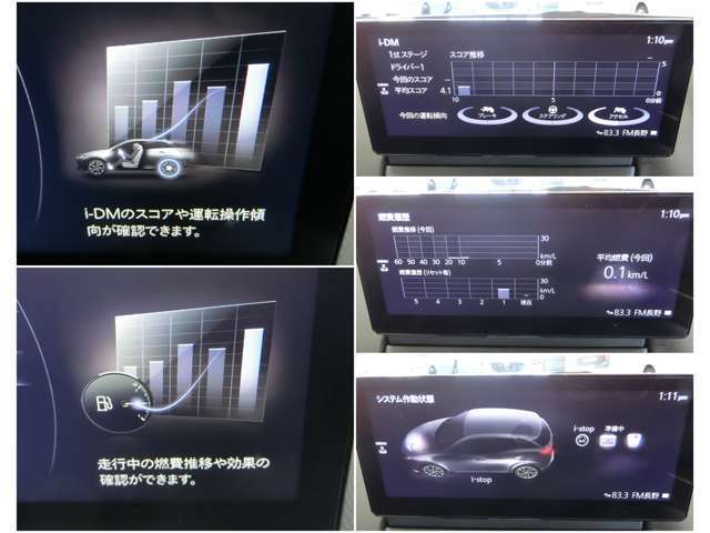 iDMといった運転スキル向上を支援するシステムも搭載され、燃費モニターと合わせて、車を通して運転技術アップ↑↑↑