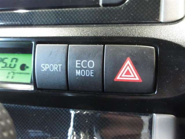 エンジンのパワーバンドを維持し、鋭い加速と登坂を実現するSPORTモード付です。