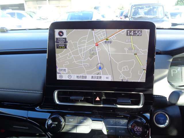 ディスプレイオーディオはナビ付きです