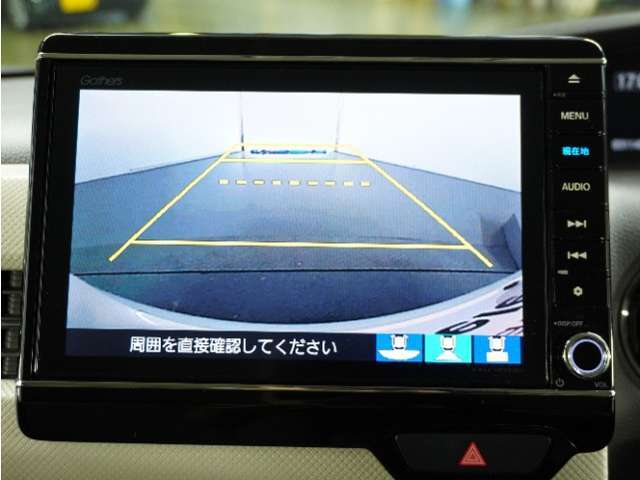◆バックカメラ◆リバースにするだけで映ります、後方の安全確認や、狭い駐車場での車庫入れ、雨の日や夜間など視界の悪い時に便利です！安全にバックする為には欠かせない装備です。
