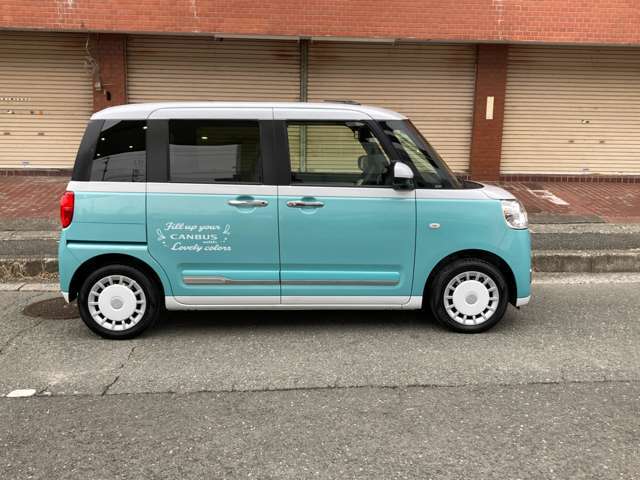 ワイド＆ローのスタイルで走行安定性もばっちりです。運転しやすくロングドライブも安心です