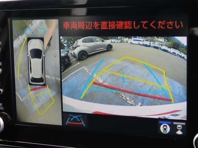 「パノラミックビューモニター」でクルマを真上から見るように周囲を確認でき、駐車の際に大活躍☆