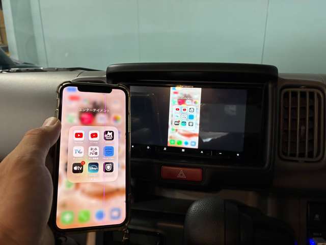 カロッツェリア ナビ！CarPlay搭載、フルセグ、Bluetooth、DVDなどフル装備のカーナビにHDMI入力機能も搭載！スマホとミラーリングで動画の再生なども可能に☆HDMIポートも作成してますので、ミラーリングも簡単☆