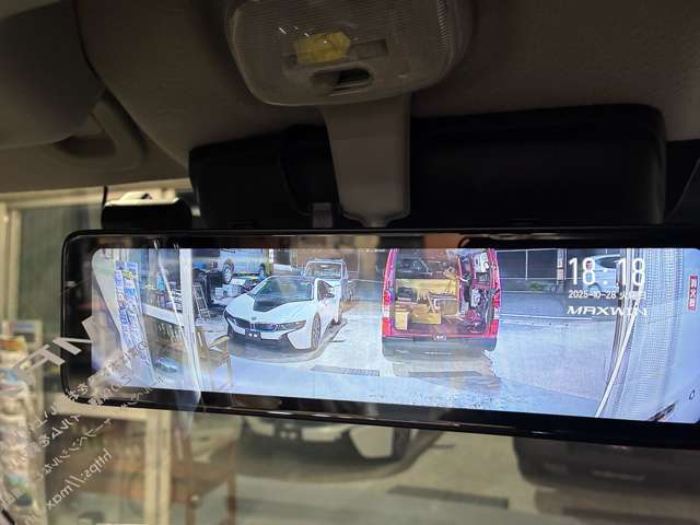デジタルインナーミラー型ドライブレコーダー装着です☆前後撮影タイプであおり運転や事故もフルカバー☆