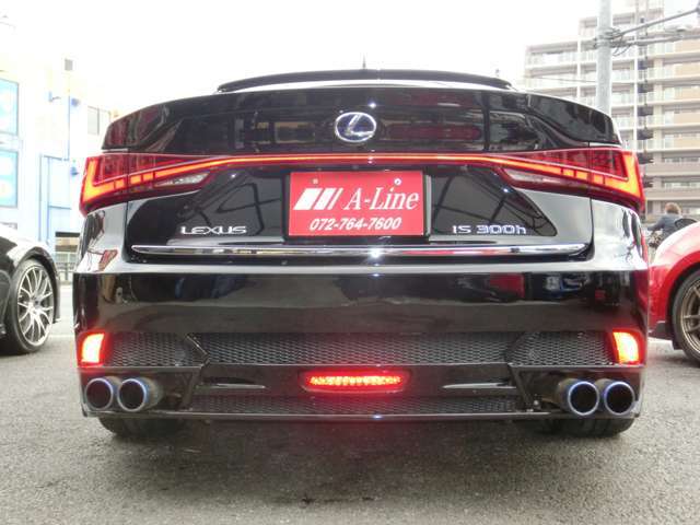 一文字テールはモーション機能付き渋い！