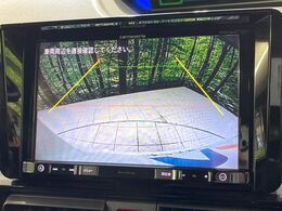 【バックカメラ】駐車時に後方がリアルタイム映像で確認できます。大型商業施設や立体駐車場での駐車時や、夜間のバック時に大活躍！運転スキルに関わらず、今や必須となった装備のひとつです！