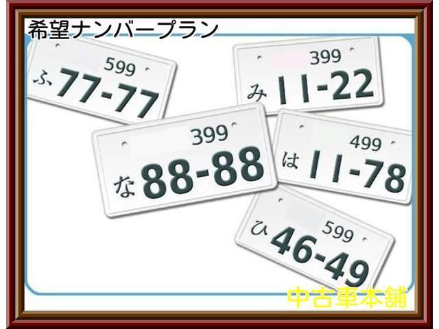 Aプラン画像：希望ナンバープランお気軽にお問い合わせください。