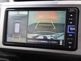 純正のマルチビューカメラが装備されています！上から見下ろしたような視界のカメラが駐車をサポートします！
