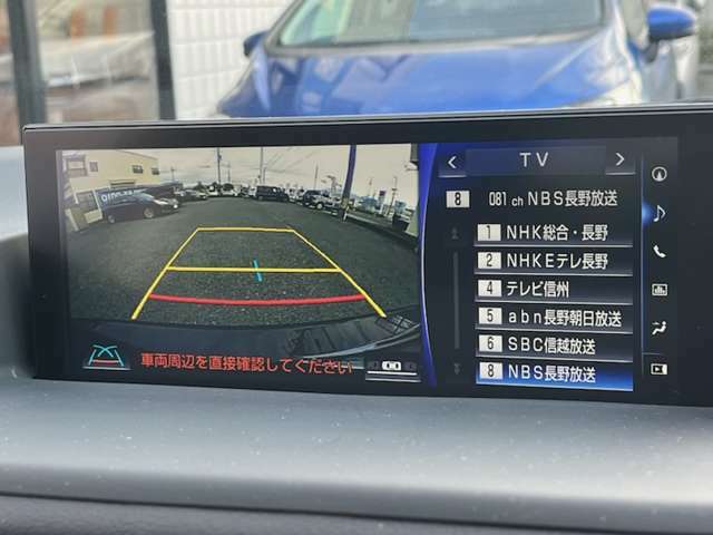 車庫入れが苦手なアナタも安心のバックカメラ付き！