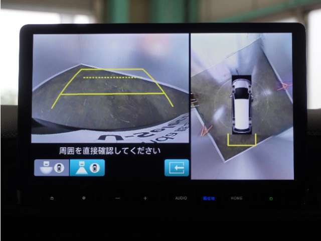 ◆全周囲カメラシステム◆運転席から見えにくい後方などをナビ画面で確認でき運転を支援するシステムです！
