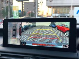 【パノラミックビューモニター】専用のカメラにより、上から見下ろしたような視点で360度クルマの周囲を確認することができます☆死角部分も確認しやすく、狭い場所での切り返しや駐車もスムーズに行えます。