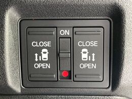 【パワースライドドア】スマートキーや運転席のスイッチでスライドドアの開閉が可能♪電動だから力を入れてドアを開ける必要が無く、小さいお子様でも、重い荷物を持っている時もラクに開け閉めできます♪