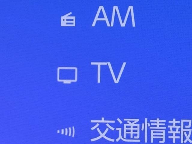 TVが見れるチューナーを装備しています。　新しい車でも付いていないことで、TVが見れない事も多々あるので要チェックです。