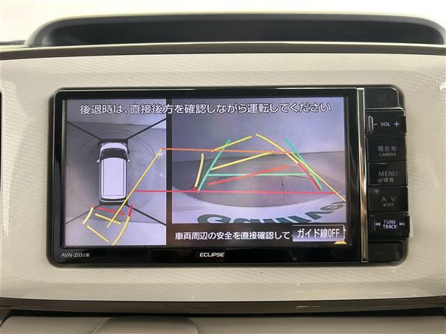 【　全方位カメラ　】上から見下ろしたように駐車が可能です。安心して縦列駐車も可能です♪