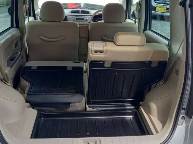 シートアレンジで荷物もしっかり入ります