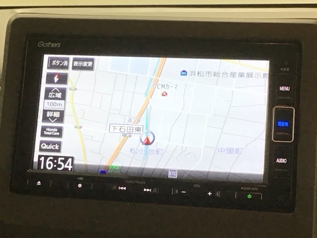 ギャザズナビ搭載です。知らない道も安心ですね！