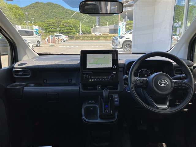 シートからは周りを広く見渡すことができます。
